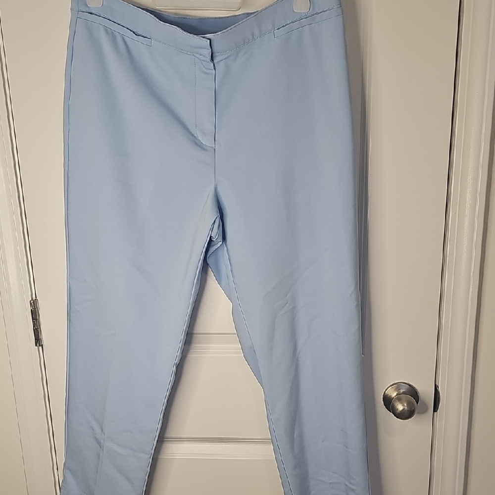 Ruby Rd. Soft Blue Women's Pants Size 14